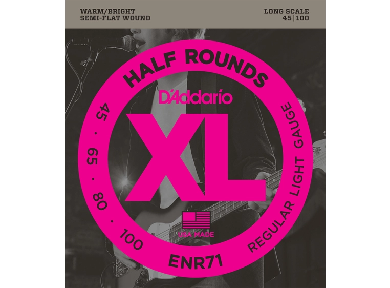 D'Addario ENR71 Half Round. Bass (045-100) 